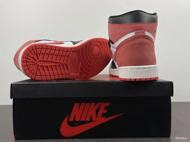 Cheap TBK Red' 555088-112 OG Jordan High Air Retro 1 'Track 0711